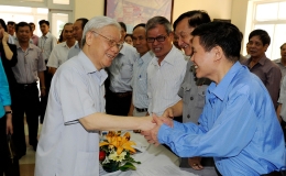 Tổng Bí thư Nguyễn Phú Trọng - một phong cách mẫu mực của đại biểu nhân dân