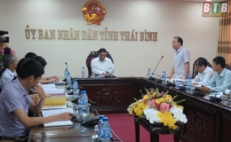 UBND tỉnh họp nghe báo cáo kế hoạch thực hiện chiến lược sản xuất sạch hơn trong sản xuất công nghiệp