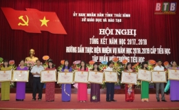 291 trường tiểu học được công nhận trường chuẩn quốc gia