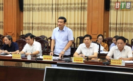 UBND tỉnh làm việc với Đoàn giám sát của Ủy ban Khoa học, Công nghệ và Môi trường của Quốc hội