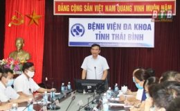 Kiểm tra công tác phòng, chống dịch Covid-19 tại Bệnh viện Đa khoa tỉnh