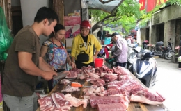 Giá thịt lợn hơi giảm nhẹ nhưng vẫn ở mức cao