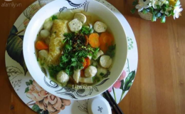 Hủ tiếu chay cho ngày đầu tháng 7 âm lịch