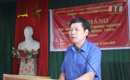 Khai giảng lớp đào tạo nghề cho lao động nông thôn tại xã Phong Châu (Đông Hưng)