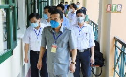 Kiểm tra công tác tổ chức kỳ thi tốt nghiệp THPT và phòng, chống dịch Covid-19 trong kỳ thi