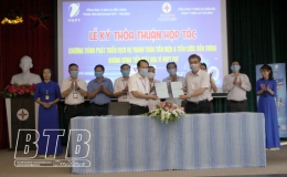 Ký kết thỏa thuận hợp tác giữa Công ty Điện lực Thái Bình và Trung tâm Kinh doanh VNPT – Thái Bình