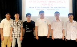 Sáu học sinh Việt Nam giành huy chương tại Olympic tin học châu Á
