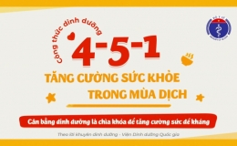 Tăng cường dinh dưỡng và vận động để phòng, chống dịch Covid-19