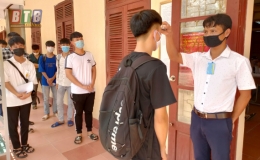 Trên 19.000 thí sinh Thái Bình làm thủ tục nhận phòng thi kỳ thi tốt nghiệp THPT năm 2020