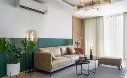 Ngắm căn hộ của gia chủ khó tính: Nội thất đẹp, lạ với tông màu xanh đậm