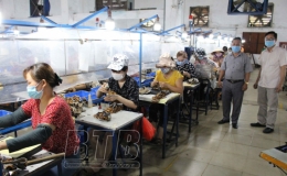 Thái Thụy: Kiểm tra phòng, chống dịch Covid-19 tại 60 doanh nghiệp