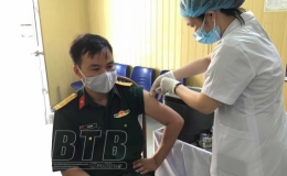 Tiền Hải hoàn thành tiêm 10.536 liều vắc xin phòng Covid-19 được phân bổ