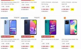 Điện thoại di động đời cũ giảm sâu