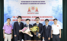 Đoàn Việt Nam dự thi Olympic Tin học quốc tế đoạt 4 huy chương