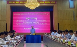 Thông báo kết quả kiểm tra tại Bộ Kế hoạch và Đầu tư