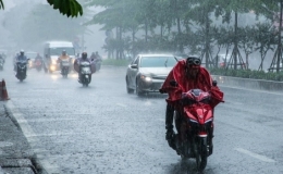 Tin mưa dông và cảnh báo dông, lốc, sét, gió giật mạnh tại Thái Bình (Chiều ngày 12/8/2022)