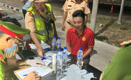 8 tháng, cảnh sát giao thông xử lý 1.508 lái xe dương tính với ma túy