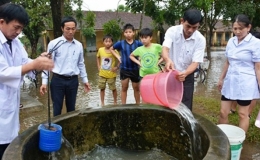 Chủ động phòng chống dịch bệnh trong mưa lũ, ngập lụt, sạt lở đất