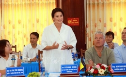 Chủ tịch Thượng viện Vương quốc Bỉ Stephanie D’Hose thăm và làm việc tại Quảng Trị