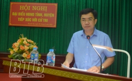 Đại biểu HĐND tỉnh, HĐND huyện tiếp xúc cử tri huyện Quỳnh Phụ sau kỳ họp thứ sáu