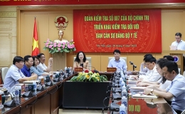 Đoàn kiểm tra của Bộ Chính trị kiểm tra đối với Ban cán sự đảng Bộ Y tế