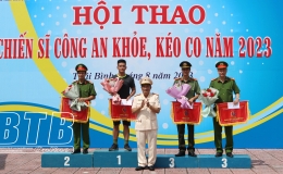 Hội thao chiến sĩ công an khỏe năm 2023