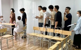 Khám sức khỏe cho 168 lao động có nguyện vọng đi làm việc tại Hàn Quốc