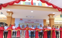 Khánh thành dãy phòng học Trường THCS Tân Phong