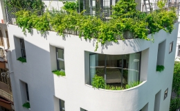 Nhà phố dành 80m2 xây 2 khu vườn