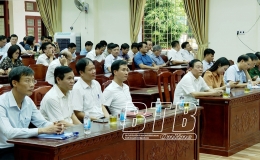 Thành ủy Thái Bình: Hội nghị cán bộ học tập nghị quyết, chỉ thị, kết luận của Trung ương Đảng và của Tỉnh ủy
