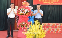 Trung tâm Giáo dục nghề nghiệp - Giáo dục thường xuyên huyện Hưng Hà: Khai giảng các lớp giáo dục nghề nghiệp khóa học 2023 - 2025