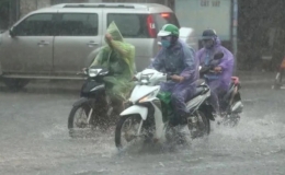 Vùng núi, trung du Bắc Bộ mưa rào và giông, cục bộ mưa to