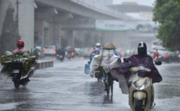 Vùng núi và trung du Bắc Bộ có mưa vừa, mưa to, có nơi mưa rất to
