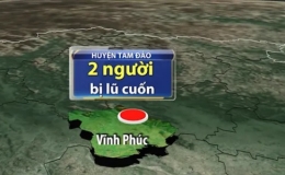 2 người chết do bị lũ ống cuốn trôi tại Tam Đảo (Vĩnh Phúc)