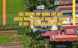 Các trường hợp nào sẽ không cấp Giấy chứng nhận quyền sử dụng đất, quyền sở hữu tài sản gắn liền với đất?
