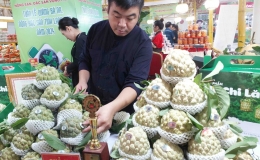 Phiên chợ nông sản, đặc sản vùng miền - Tuần lễ quảng bá Na, nông đặc sản tỉnh Lạng Sơn năm 2024 tại Hà Nội