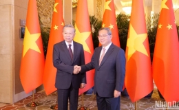 Tổng Bí thư, Chủ tịch nước Tô Lâm hội kiến Thủ tướng Quốc vụ viện Trung Quốc Lý Cường