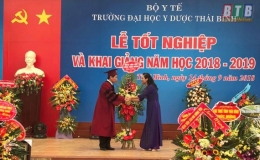 Trường Đại học Y Dược Thái Bình tổ chức lễ tốt nghiệp năm 2018 và khai giảng năm học mới