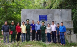 Bàn giao công trình "Nước ngọt vùng biên" tại xã biên giới tỉnh Cao Bằng