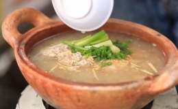 Lẩu cháo cua đồng nổi tiếng xứ dừa