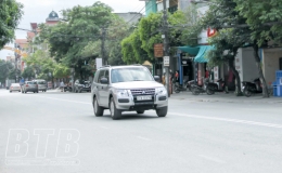 Thị trấn Tiền Hải: Duy trì việc giải tỏa, chống lấn chiếm hành lang an toàn giao thông