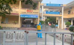 Bệnh viện Đa khoa huyện Quỳnh Phụ triển khai ứng phó khi xuất hiện ca dương tính với SARS-CoV-2