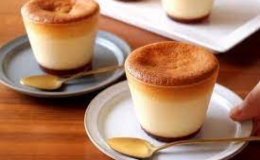 Cách làm pudding castella kiểu Nhật