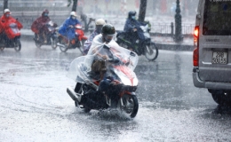 Cảnh báo mưa dông trên khu vực tỉnh Thái Bình