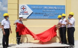 Công ty Điện lực Thái Bình đóng điện trạm 110kV thành phố 2