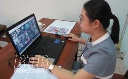 Dạy học trực tuyến ở Trường Chính trị tỉnh