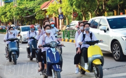 Gia tăng tình trạng học sinh vi phạm an toàn giao thông