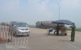 Hưng Hà tập trung truy vết các trường hợp liên quan đến ca dương tính Covid-19 từng qua chốt kiểm soát dịch cầu Thái Hà
