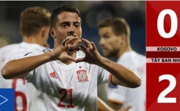 Kết quả Kosovo 0-2 Tây Ban Nha: Bò tót nhẹ nhàng giành 3 điểm