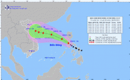 Tin bão gần biển Đông (Bão Conson) hồi 13h ngày 08/09/2021